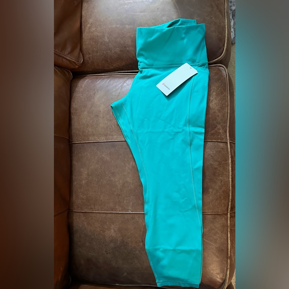 Brand New- Lululemon Align 25”- Maldives Green - Size 16